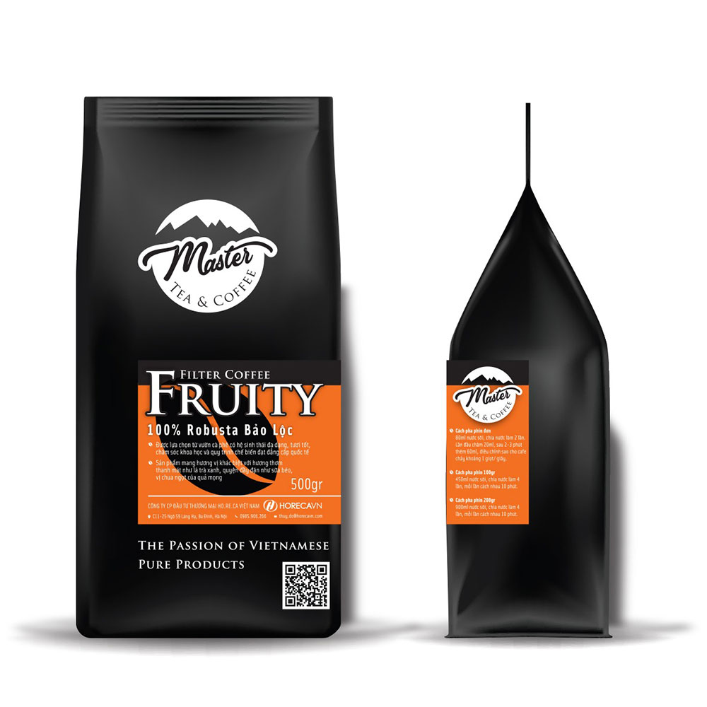 Cà Phê Hạt Pha Máy Master FRUITY 500g