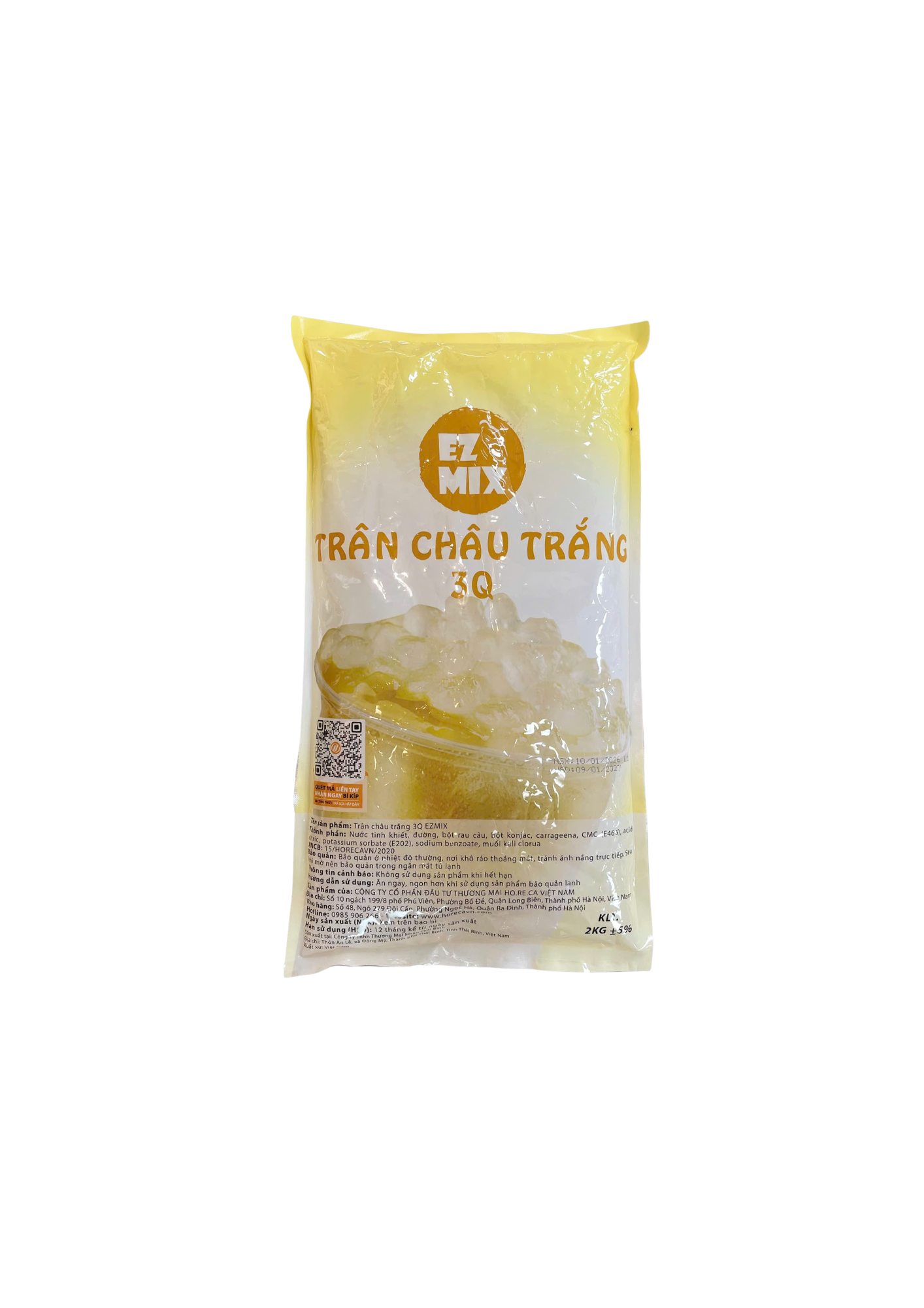Trân Châu Trắng 3Q Ezmix 2kg