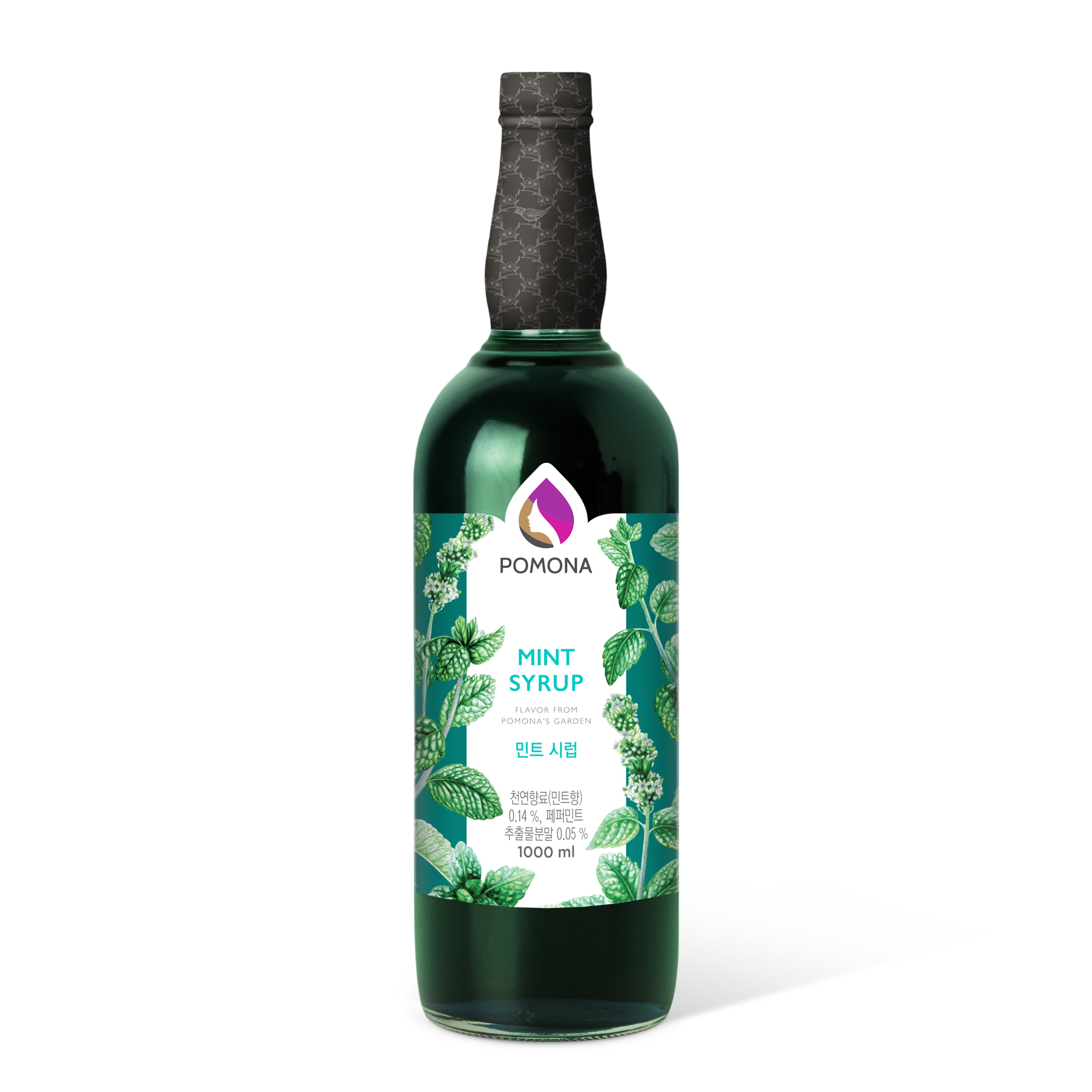 Siro Bạc Hà Xanh 1000ml - Pomona Mint Syrup (Hàng Order)