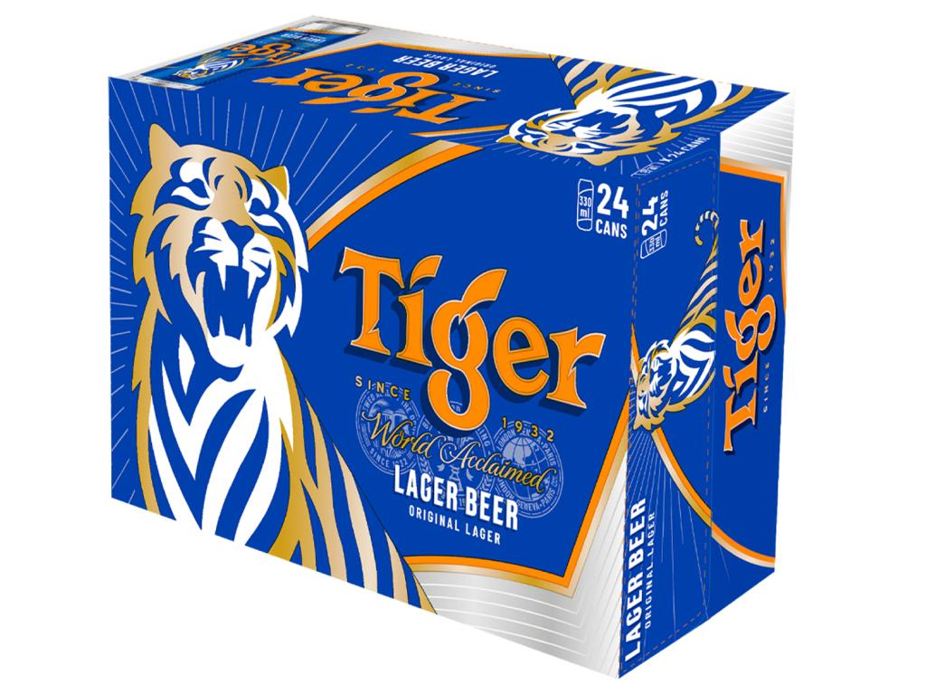Thùng 24 lon Bia Tiger lon cao 330ml
