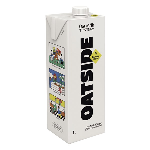 Sữa Yến Mạch Oatside Vị Nguyên Bản Hộp 1L (Hộp)