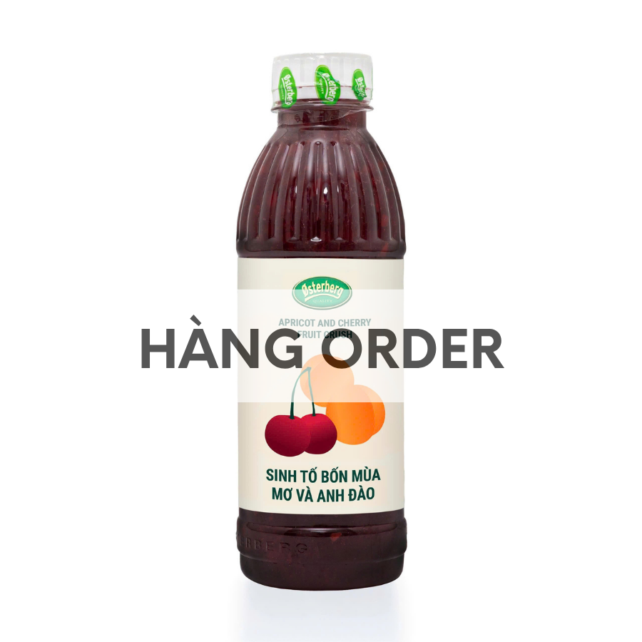 Mứt Sinh Tố Osterberg Mơ/ Anh Đào 1000ml