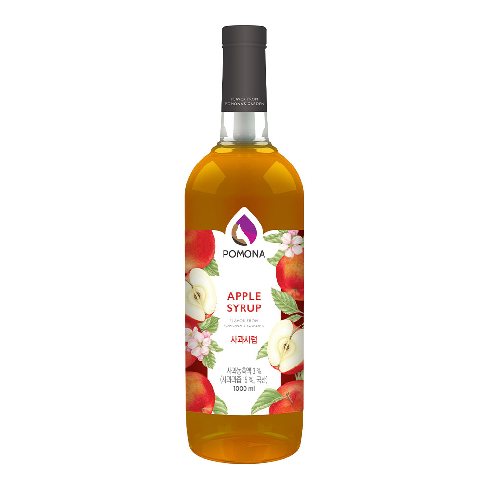Siro Táo Đỏ 1000ml - Pomona Apple Syrup