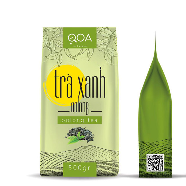 Trà Lá Xanh Olong QOA 500g