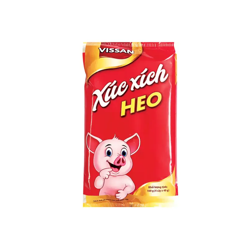 Xúc xích tiệt trùng heo Vissan, gói 4 cây, 40g