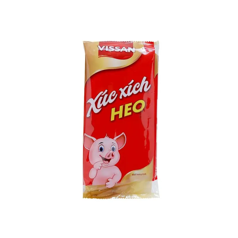 Xúc xích tiệt trùng heo Vissan, gói 10 cây, 36g (Gói)