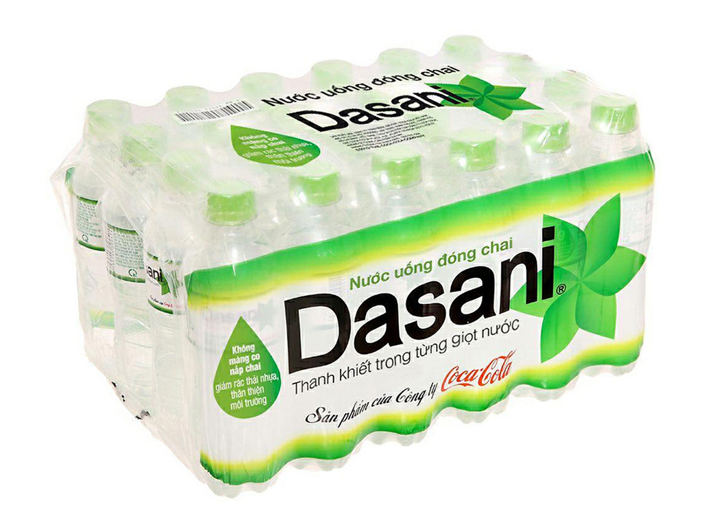 Thùng 24 chai nước tinh khiết Dasani 500 ml