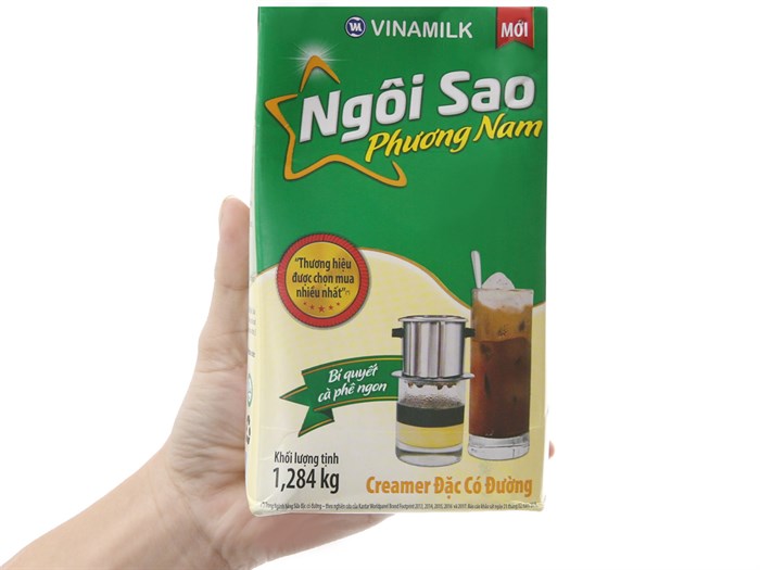 Sữa đặc có đường Ngôi sao Phương Nam Xanh lá hộp 1,284kg (hộp) 2
