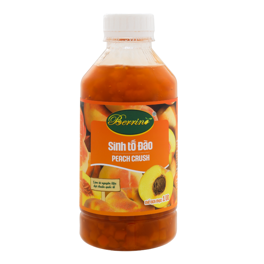 Mứt Sinh Tố Berrino Đào 1000ml