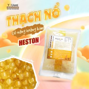 Hạt nổ củ năng hoàng kim Heston túi 500gram 2