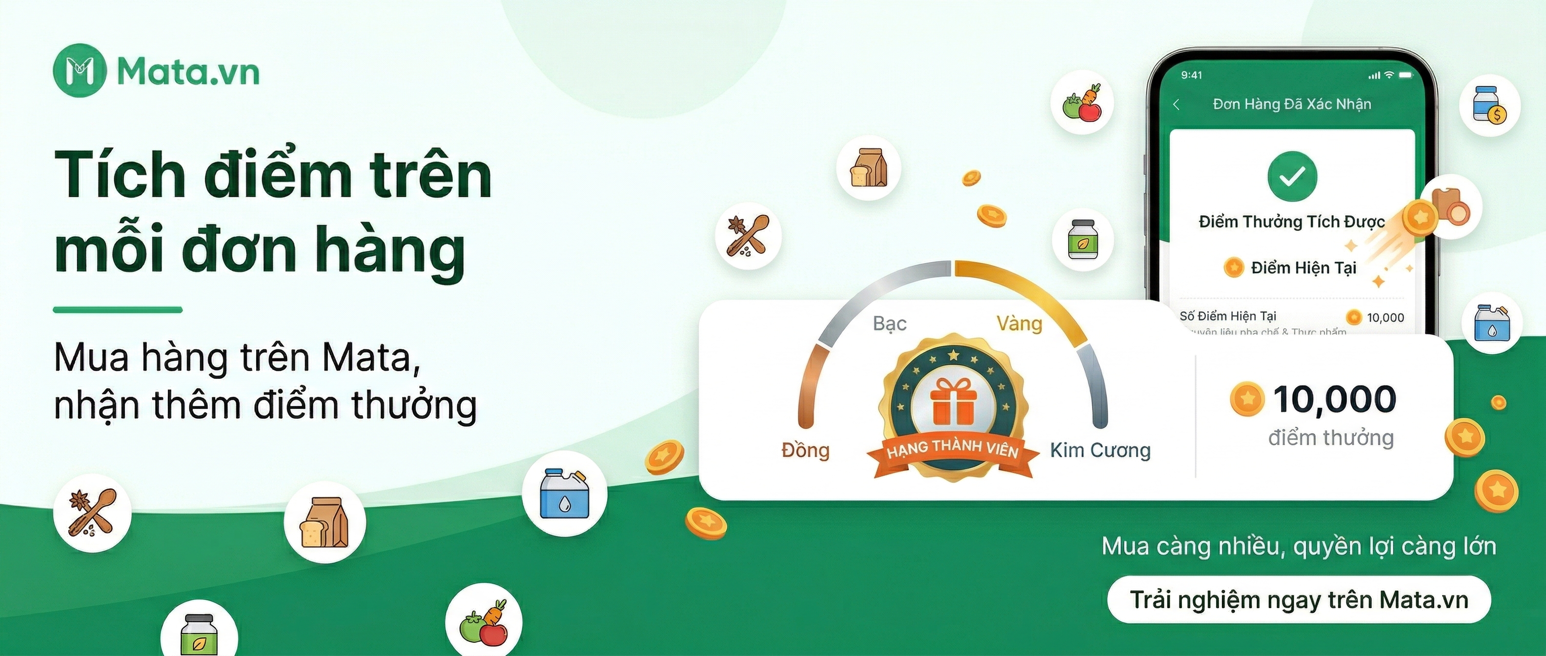 CHƯƠNG TRÌNH TÍCH ĐIỂM TRÊN TỪNG ĐƠN HÀNG