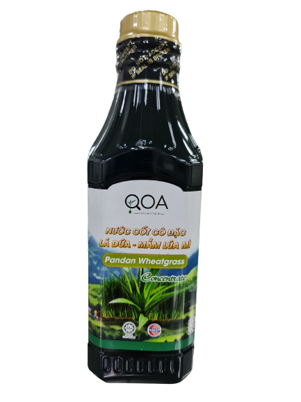 Nước Cốt Cô Đặc Lá Dứa - Mầm Lúa Mì QOA 1000g