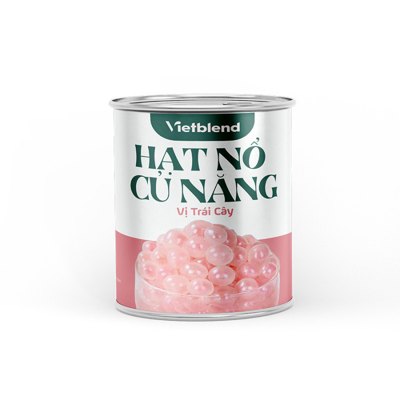 Hạt nổ củ năng vị trái cây - 850gr/hộp