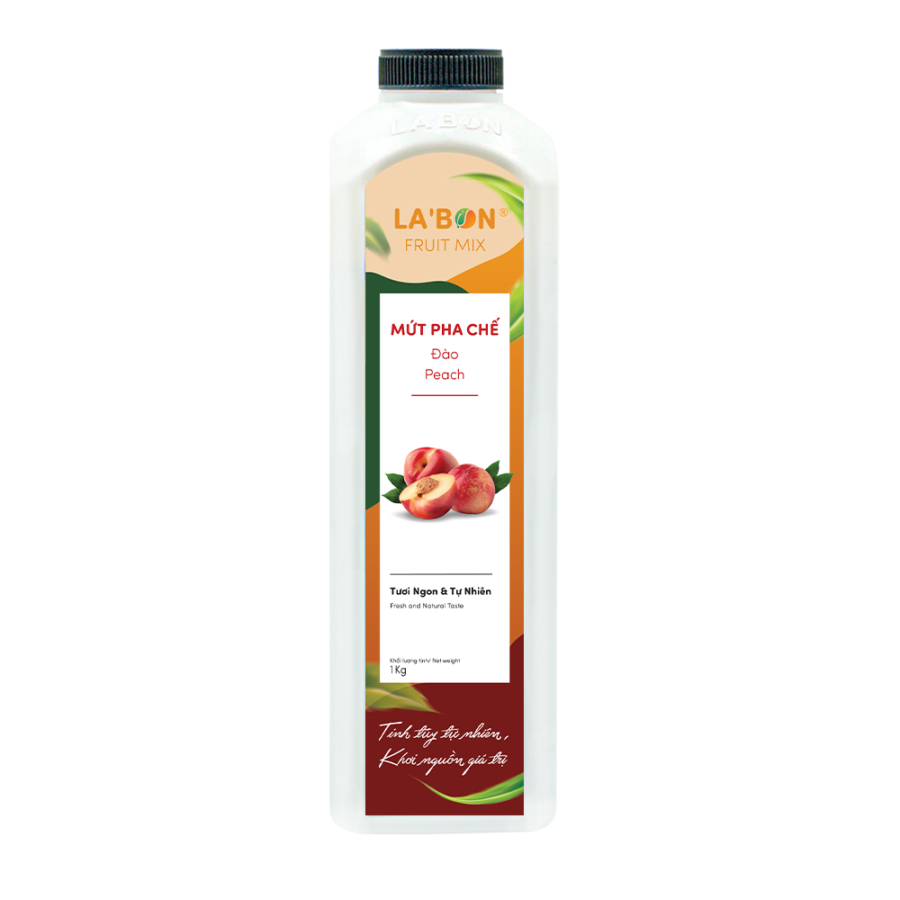 Mứt Pha Chế Đào LA'BON 1kg
