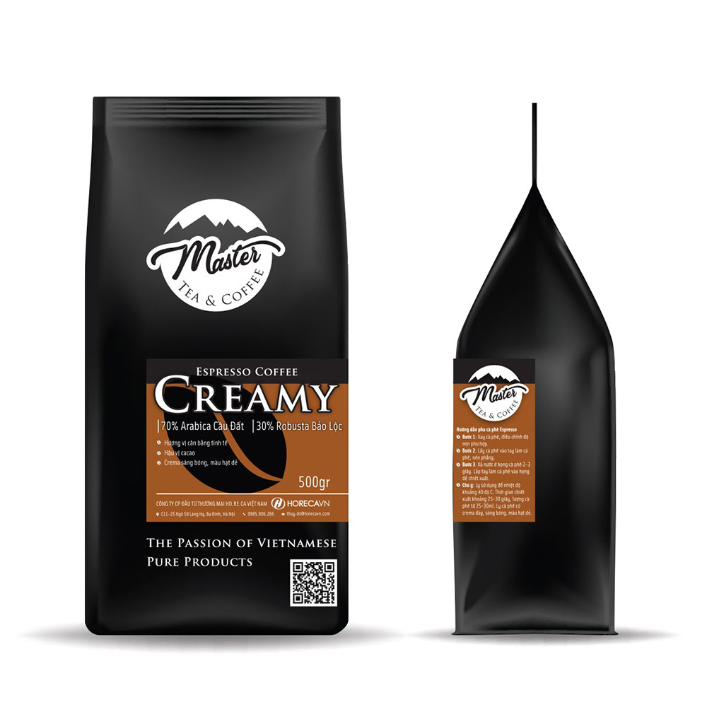 Cà Phê Hạt Master Pha Máy CREAMY 500g