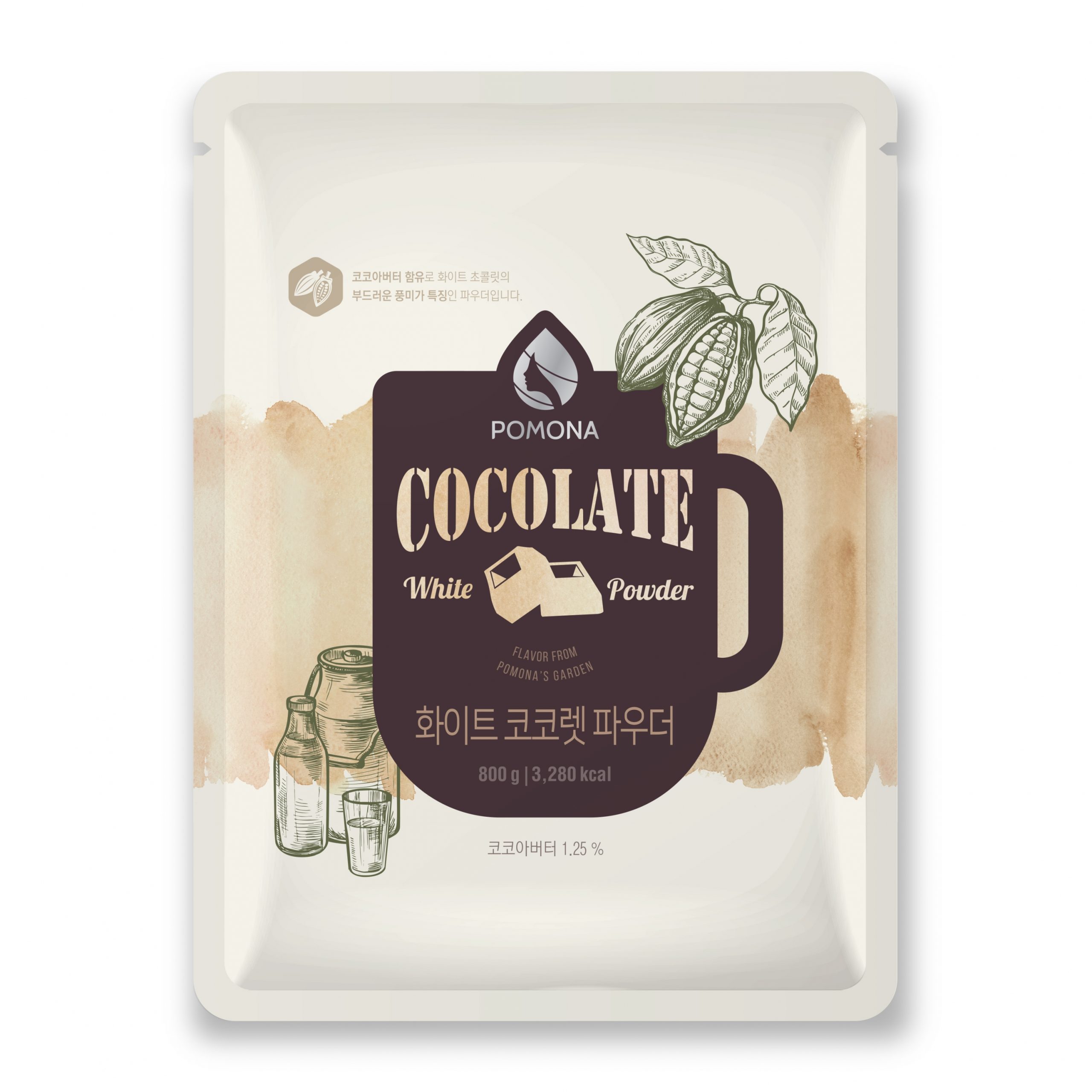 Pomona White Chocolate Powder 800g - Bột Socola Trắng (Hàng Order)