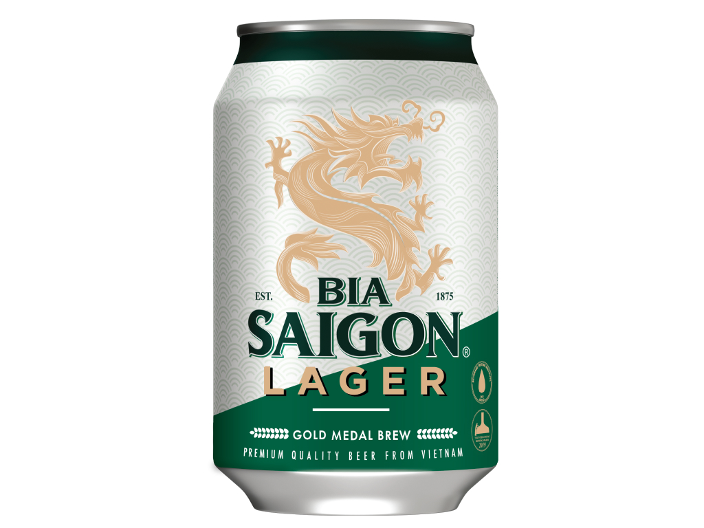 Thùng 24 lon Bia Sài Gòn Lager 330ml 2