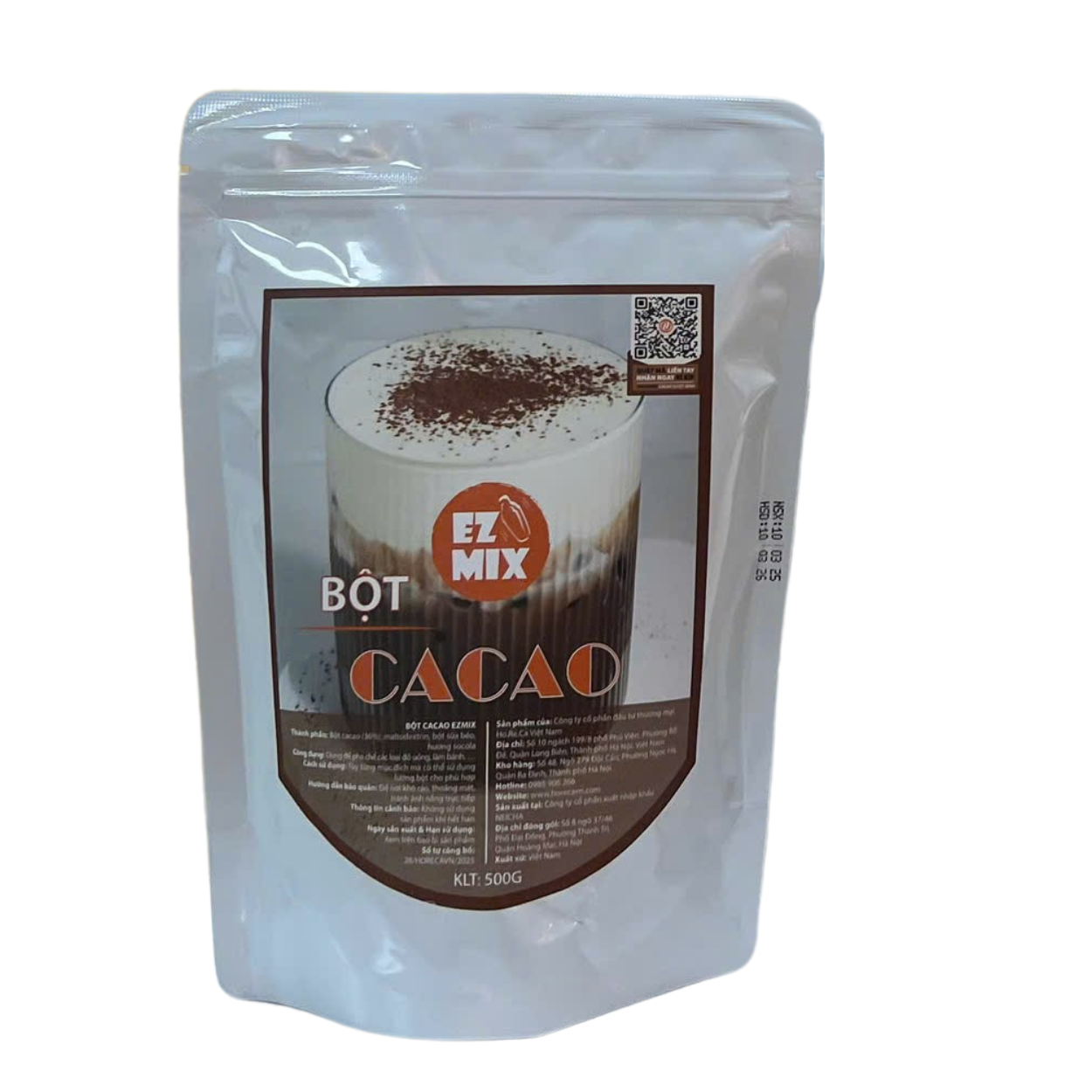Bột Cacao EZMIX 500g