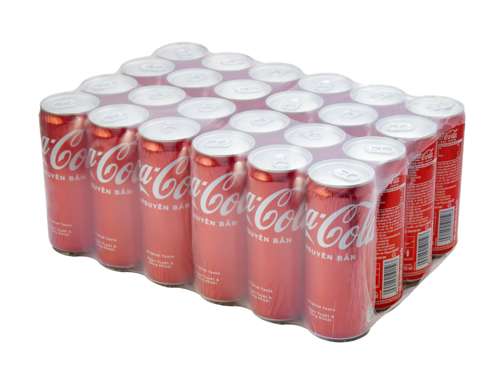 Thùng 24 lon nước ngọt Coca Cola 320ml