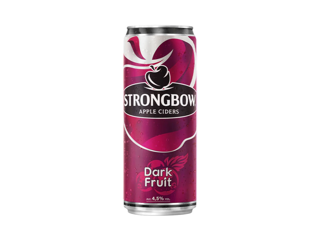 Thùng 24 lon Strongbow dâu đen 320ml 2