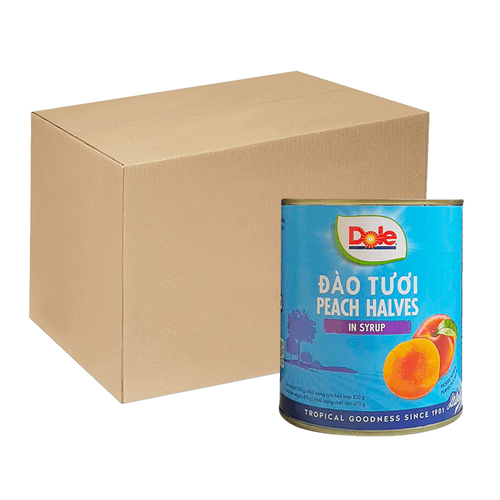 Đào Tươi Ngâm Dole 820g x 12 Lon (Thùng)