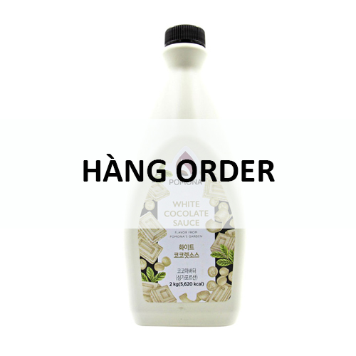 Pomona White Cocolate Sauce 2kg - Sốt Socola Trắng