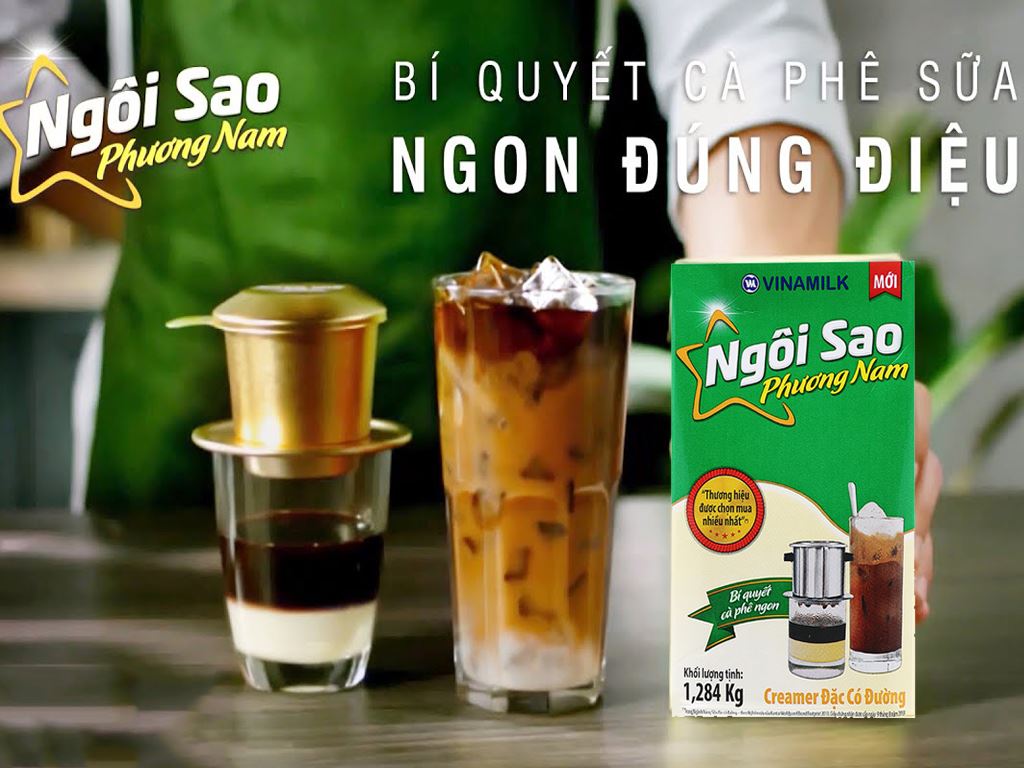 Sữa đặc có đường Ngôi sao Phương Nam Xanh lá hộp 1,284kg (hộp) 3