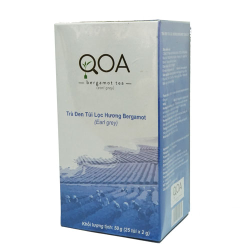 Trà Đen Túi Lọc QOA Hương Bergamot 50g (2g x 25 Gói)