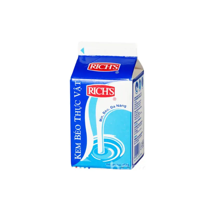 Kem béo thực vật Rich, 454g (Hộp)